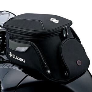 Suzuki 2025 Large Ring Lock Tank Bag Genuine Expandable Biker Moto 990D0-04600